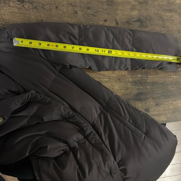 Theory Brown Down Puffer Winter Coat size Medium - Picture 4 of 12